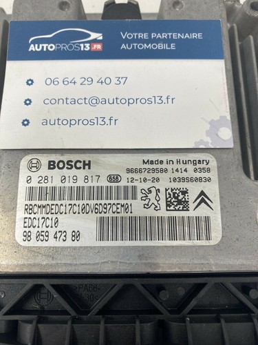 Calculateur moteur peugeot - calculateur,